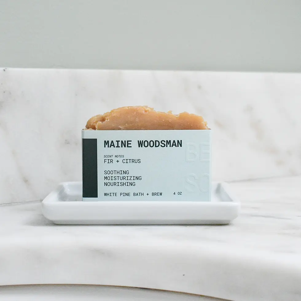 Maine Woodsman Bar Soap front