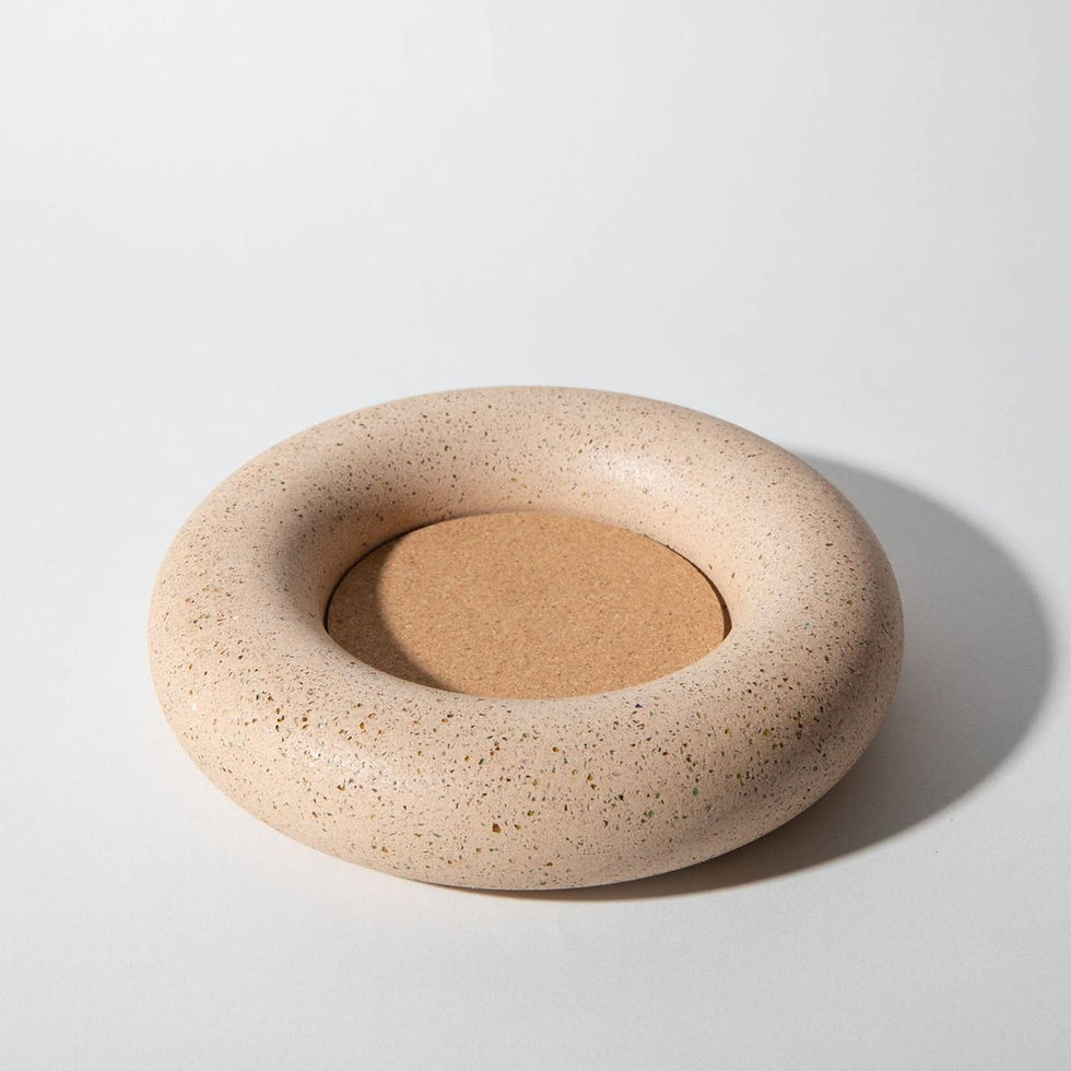 Thumbnail: Pretti.cool terrazzo wine bottle coaster peach