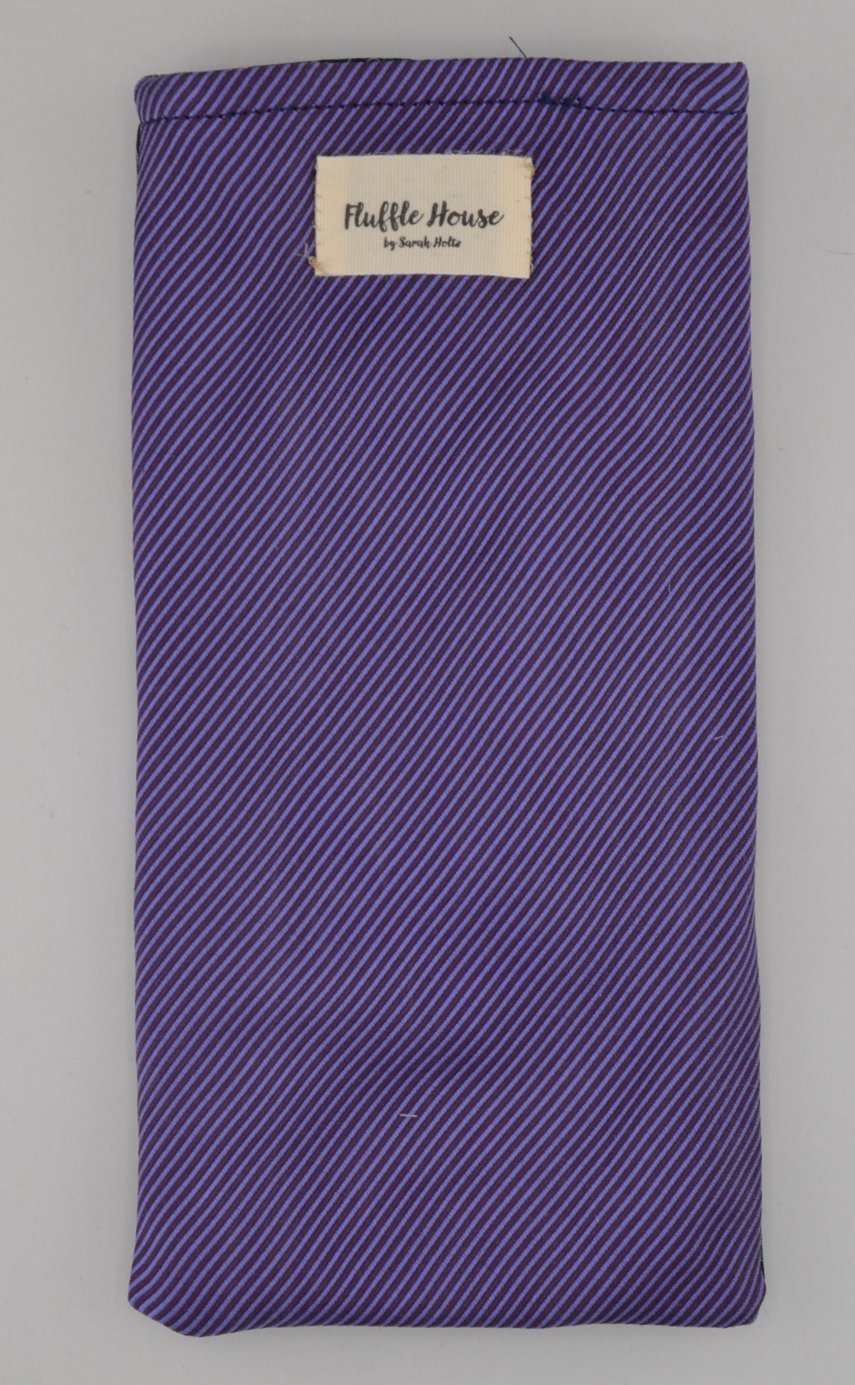 Vintage Purple Pattern Tie Silk Soft Case