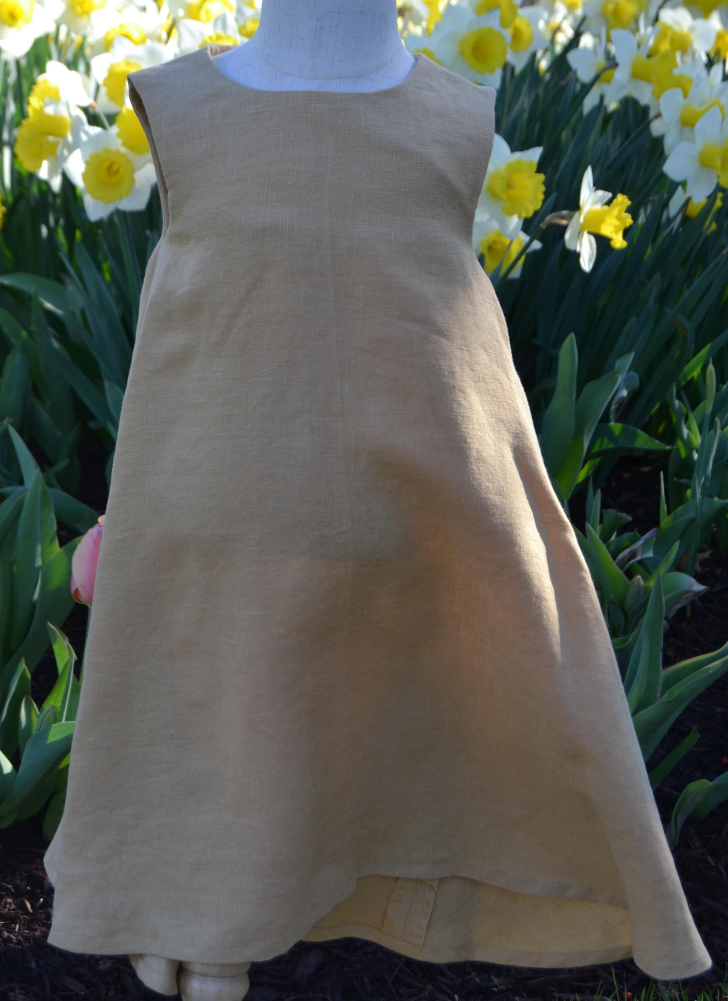 Ecru Linen Dress