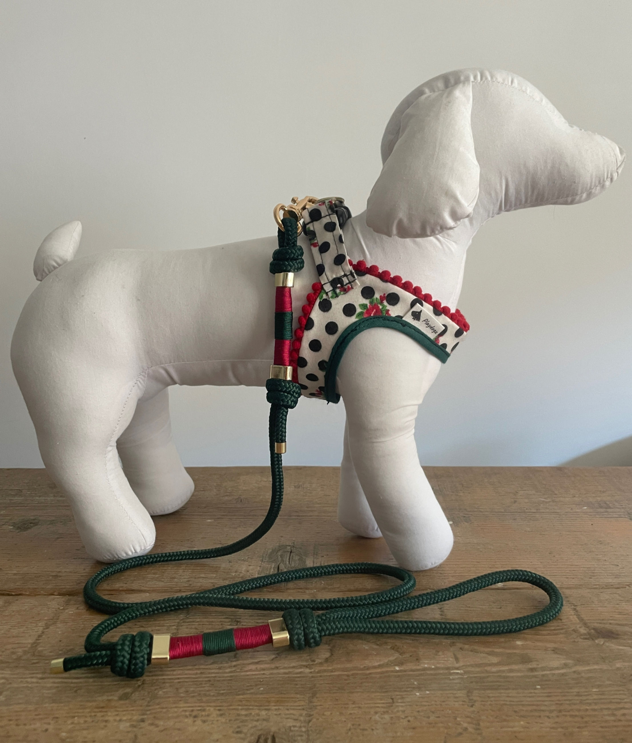 Harnais Playdogz ergonomique et hypoallergénique en coton