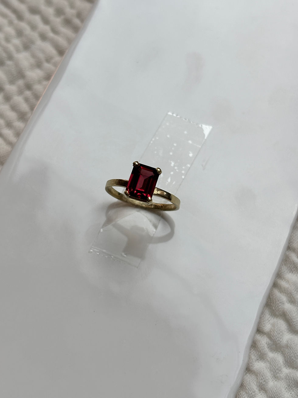 The birth stone ring cushion