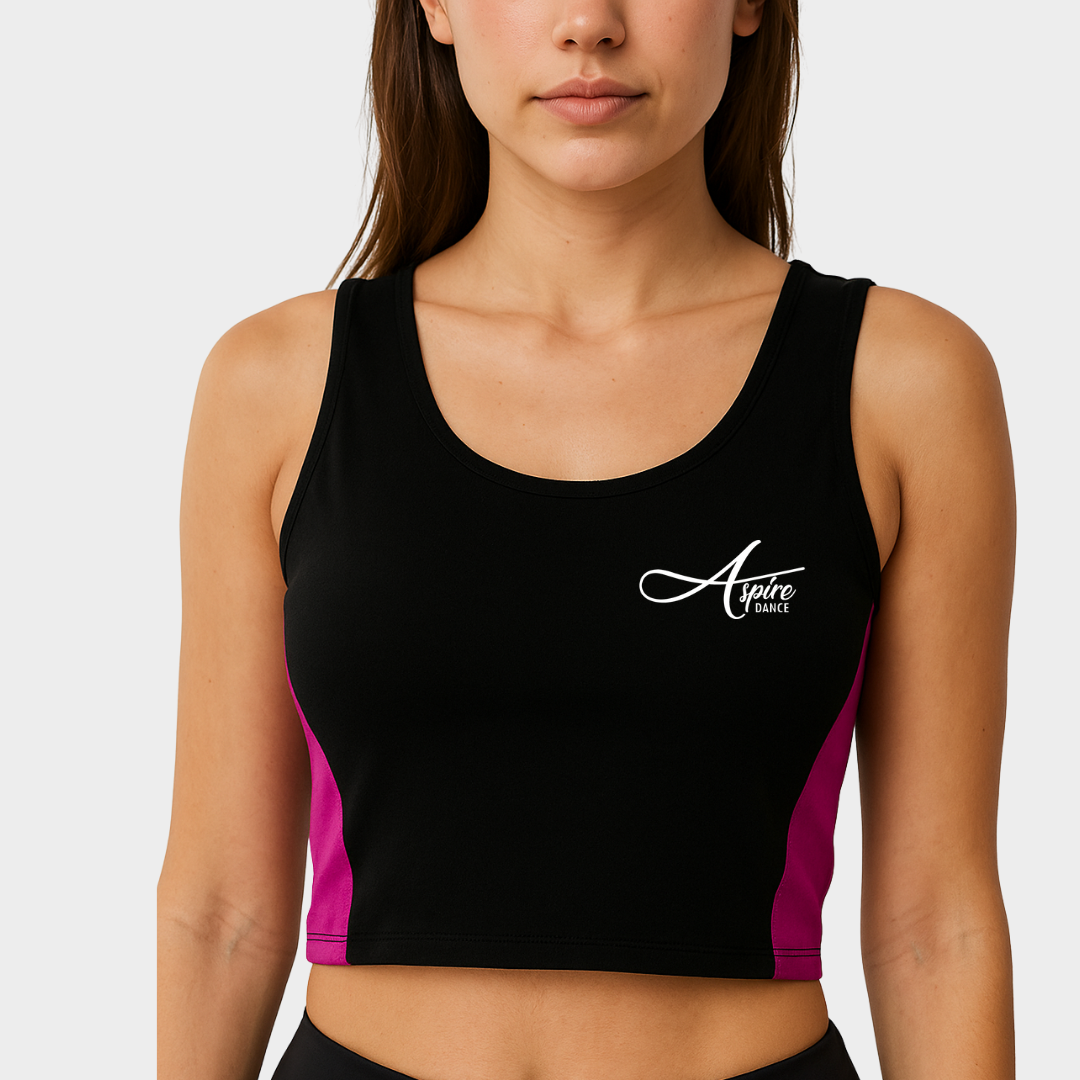 Aspire Dance Official Sleeveless Crop Top