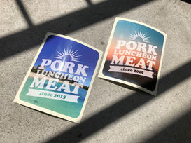 ポークランチョンミート様ステッカー
