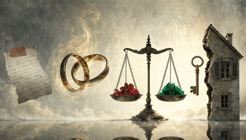 Dúvida: preciso continuar casado enquanto não houver divisão de bens?