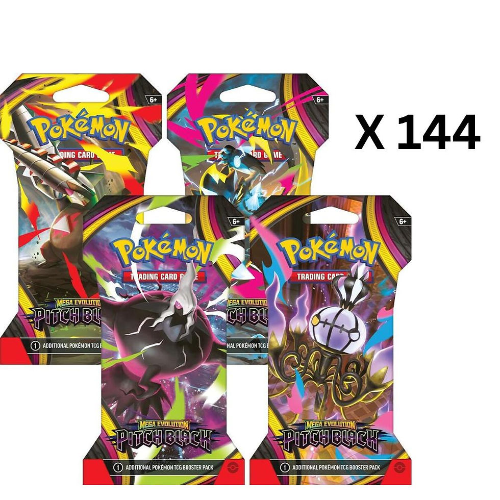 Pitch Black Sleeved Booster Case
