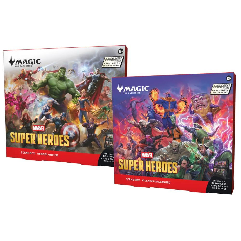 MTG Marvel Superheroes Scene Box