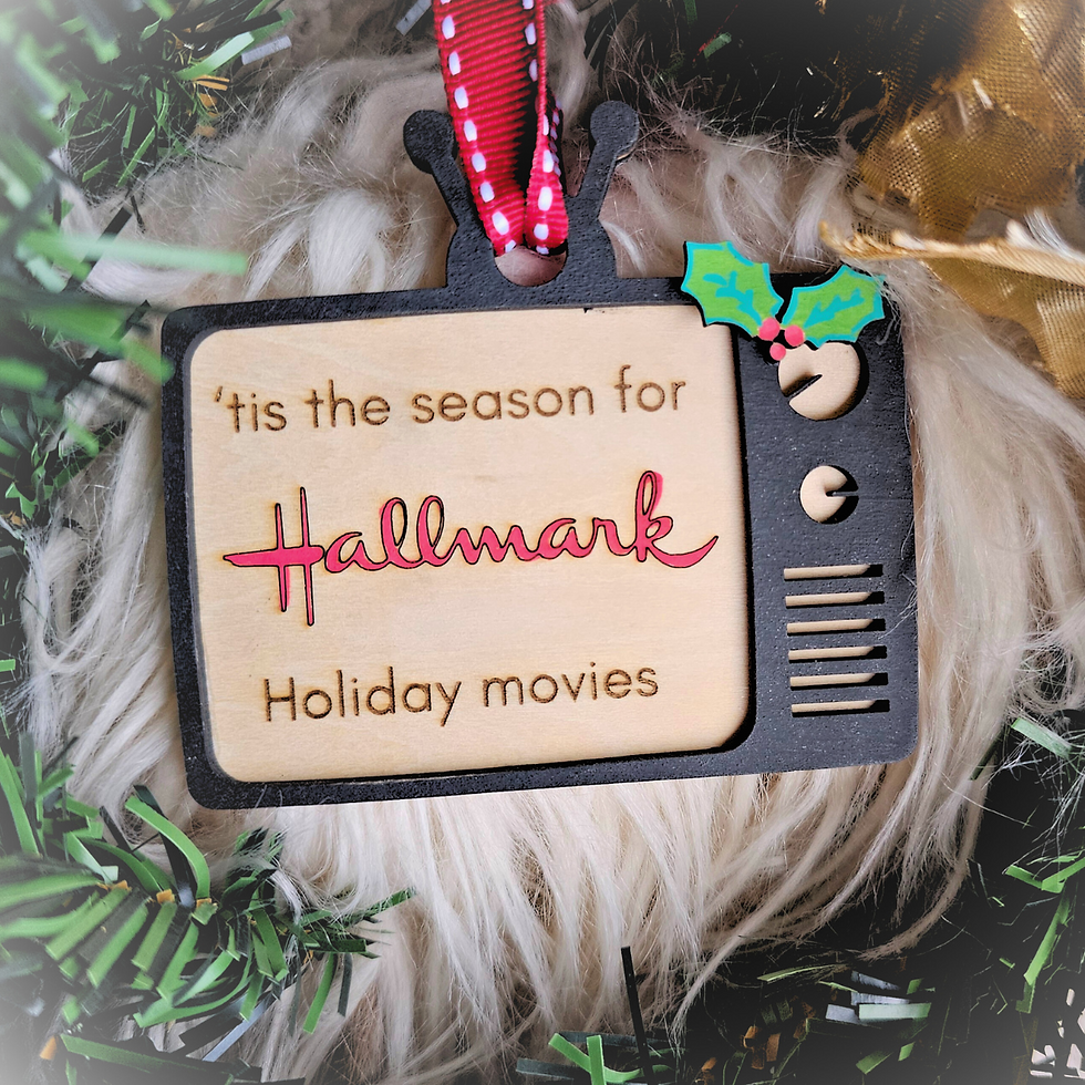Tis the Season for Hallmark Holiday Movies Ornament
