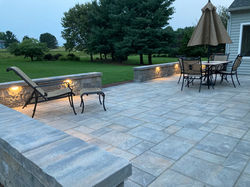 Recessed Lighting and beautiful patio