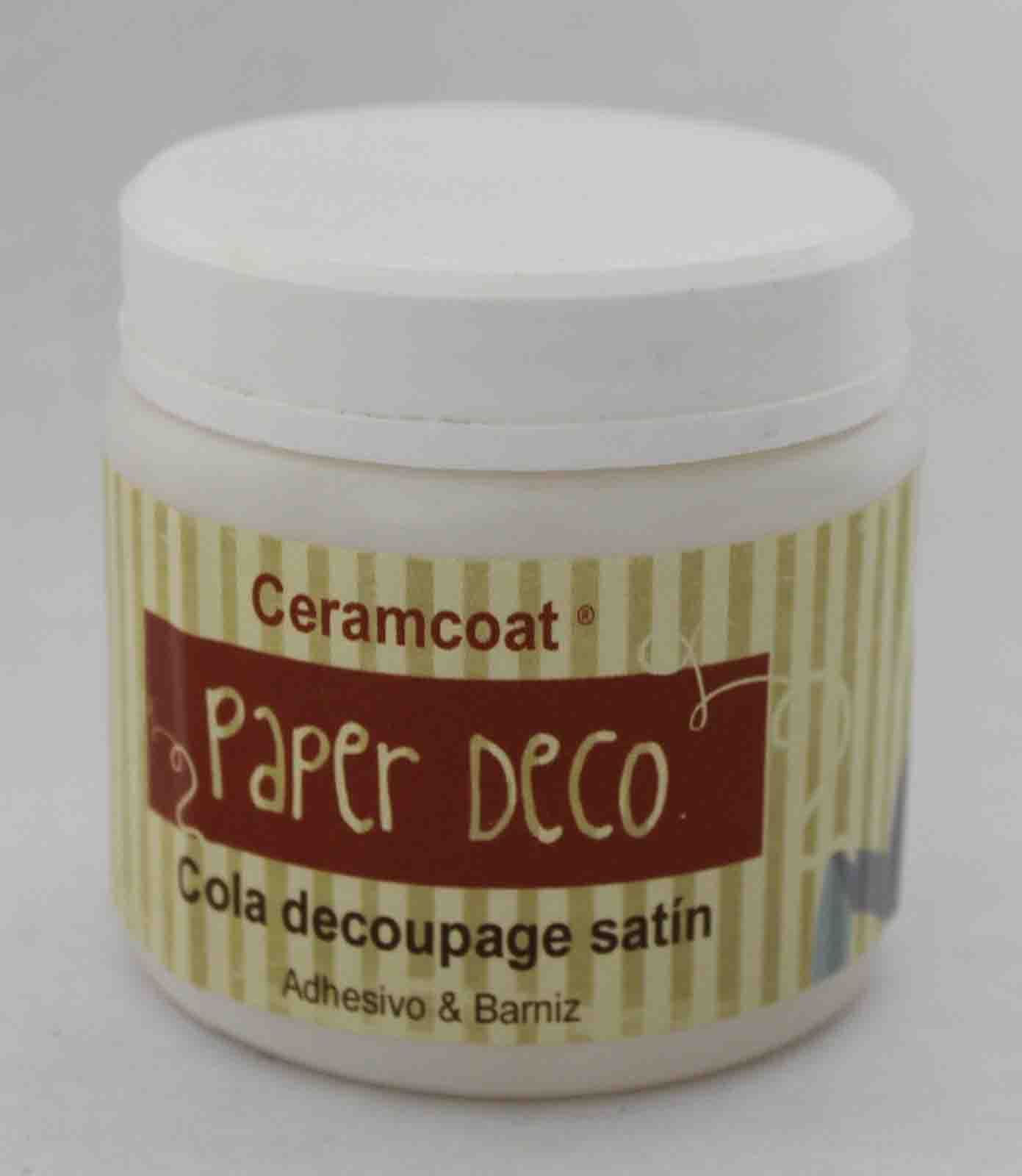 COLA DECOUPAGE SATÍN PAPER DECO Ceramcoat
