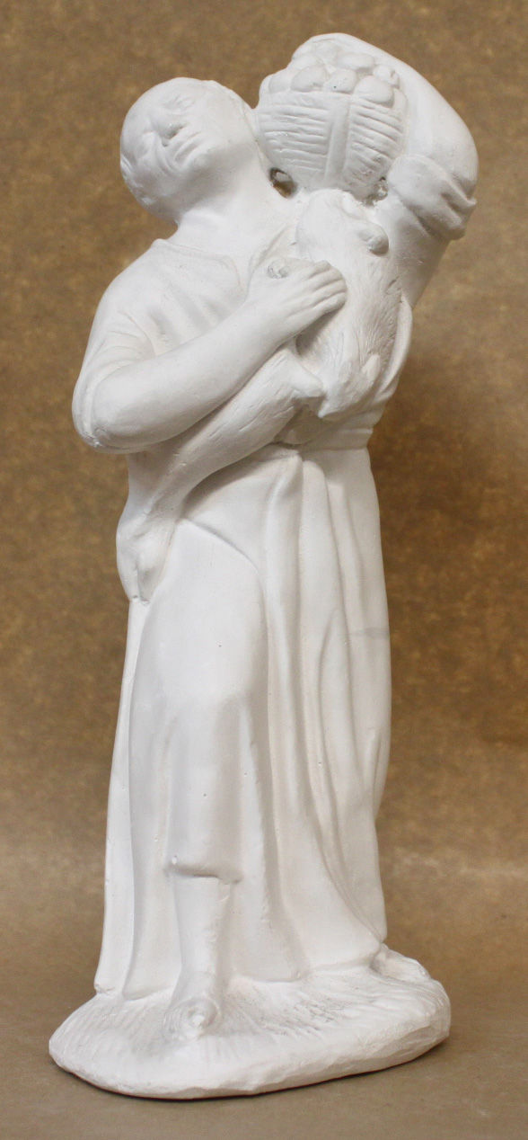 Miniatura: FIGURA "PASTOR" DE ESCAYOLA PARA PINTAR F2