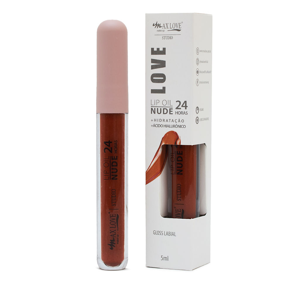 Miniatura: Lip Oil Nude 24 Hours Vegan Hydrating Max Love