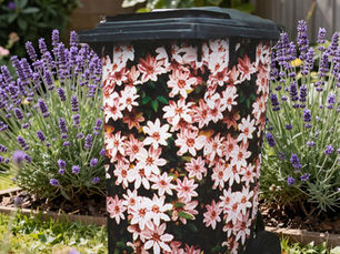 camouflage wheelie bin cover