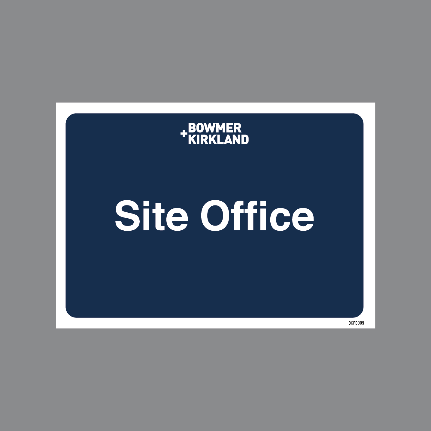 BKPD009 - SITE OFFICE