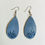 Thumbnail: Denim drop earrings (M)