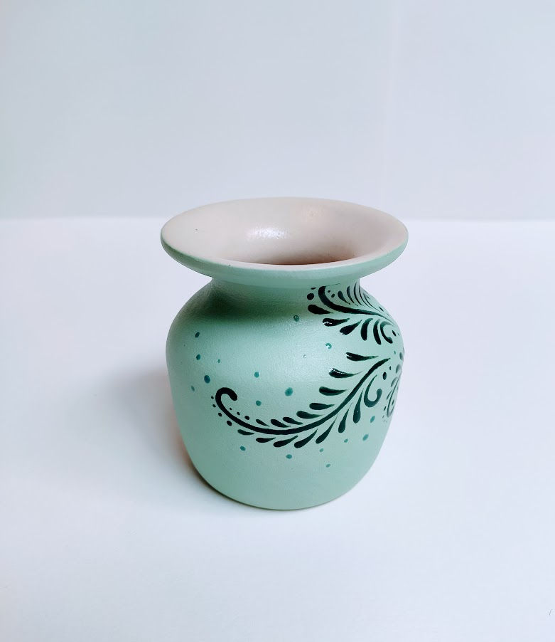Thumbnail: Mini vase with glaze decoration