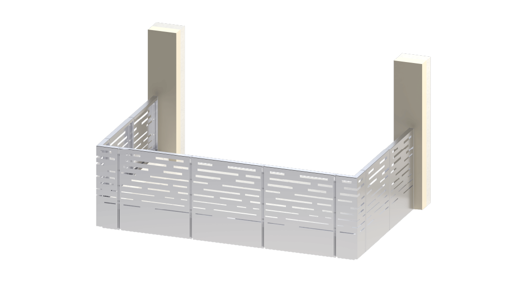 Perforated fences | AMG Railing