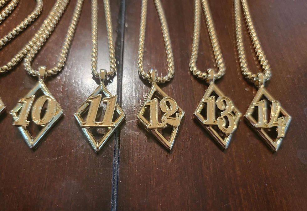 Thumbnail: Diamond Klub Pendant (Gold 1-14)