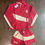 Thumbnail: Phi Nu Pi Essential Windbreaker Short Set (Crimson/Cream)