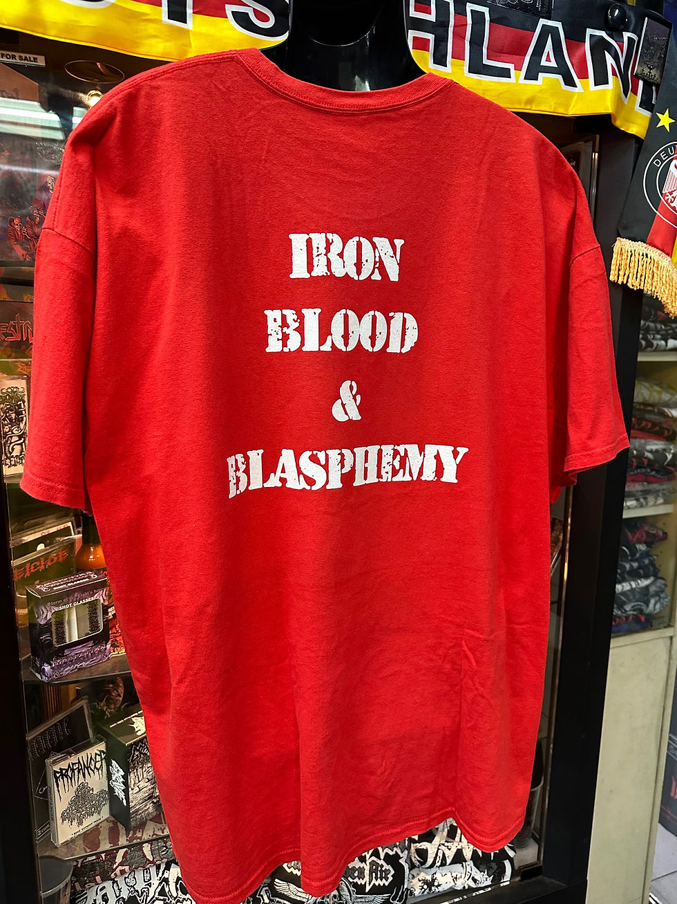 Thumbnail: RAVAGE INC - IRON BLOOD BLASPHEMY (red)