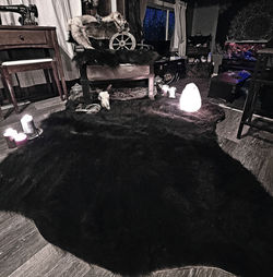 Black Beef Rug