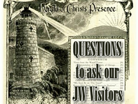 Questions to ask Jehovah Witnesses