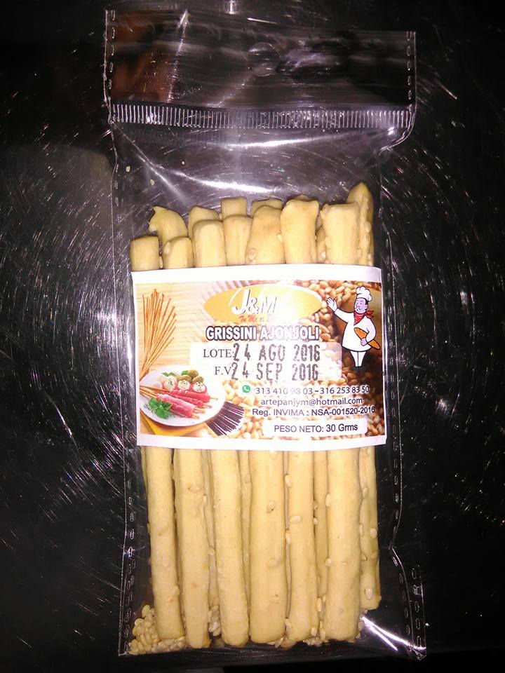 grissini de ajonjoli