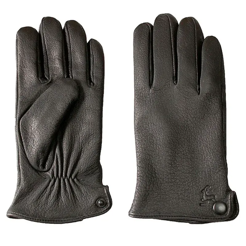 Thumbnail: Goatskin Deerskin Gloves Men's Leather Motorcycle Riding and Driving