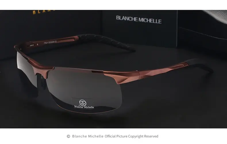 Thumbnail: Ultra-Light Aluminum Magnesium Sport Sunglasses Polarized