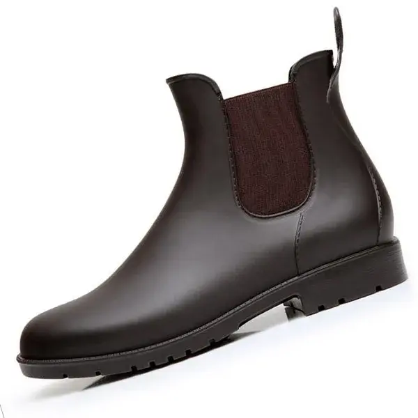 Thumbnail: YIGER Men Rain Boots Man Chelsea Boots Male Ankle Boots