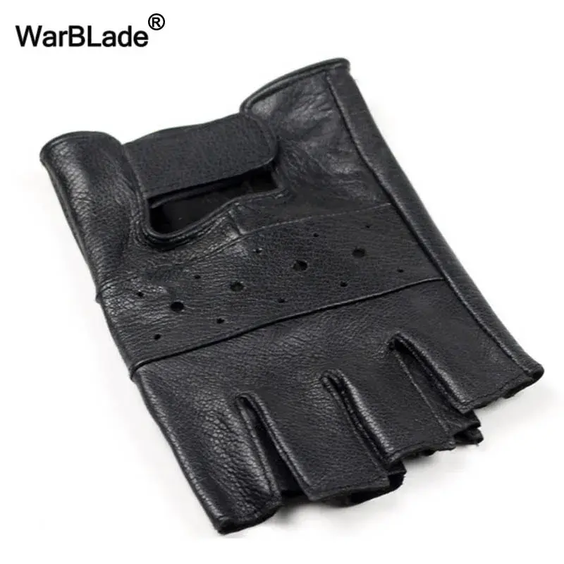 Thumbnail: WarBLade Men Genuine Leather Gloves