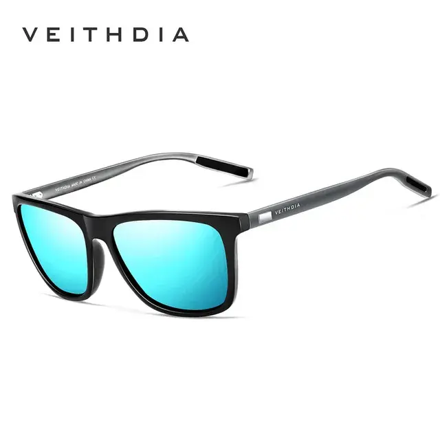 Thumbnail: VEITHDIA Brand Sunglasses  Retro Aluminum+TR90  Polarized Lens