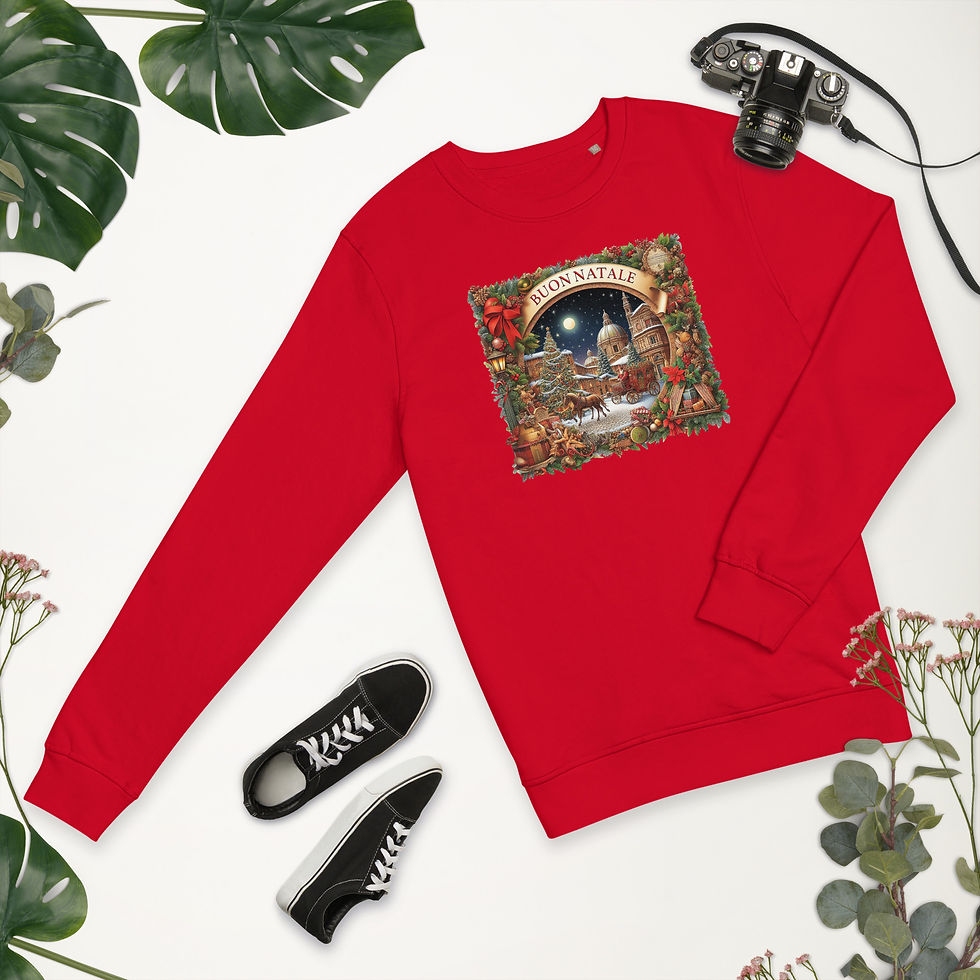 Thumbnail: Buon Natale Unisex Organic Sweatshirt