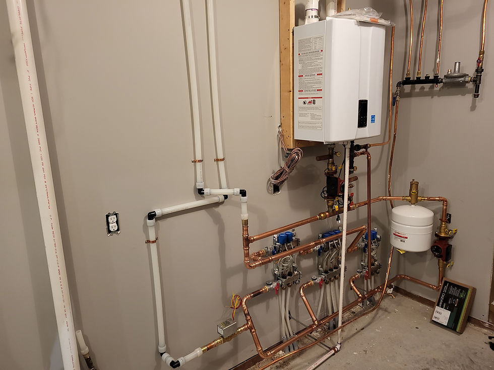 water heater installation