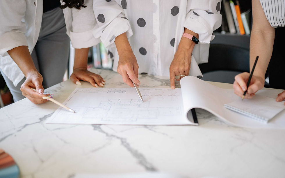 Layout planning translates zoning concepts into physical arrangements.