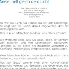 Licht und Seele