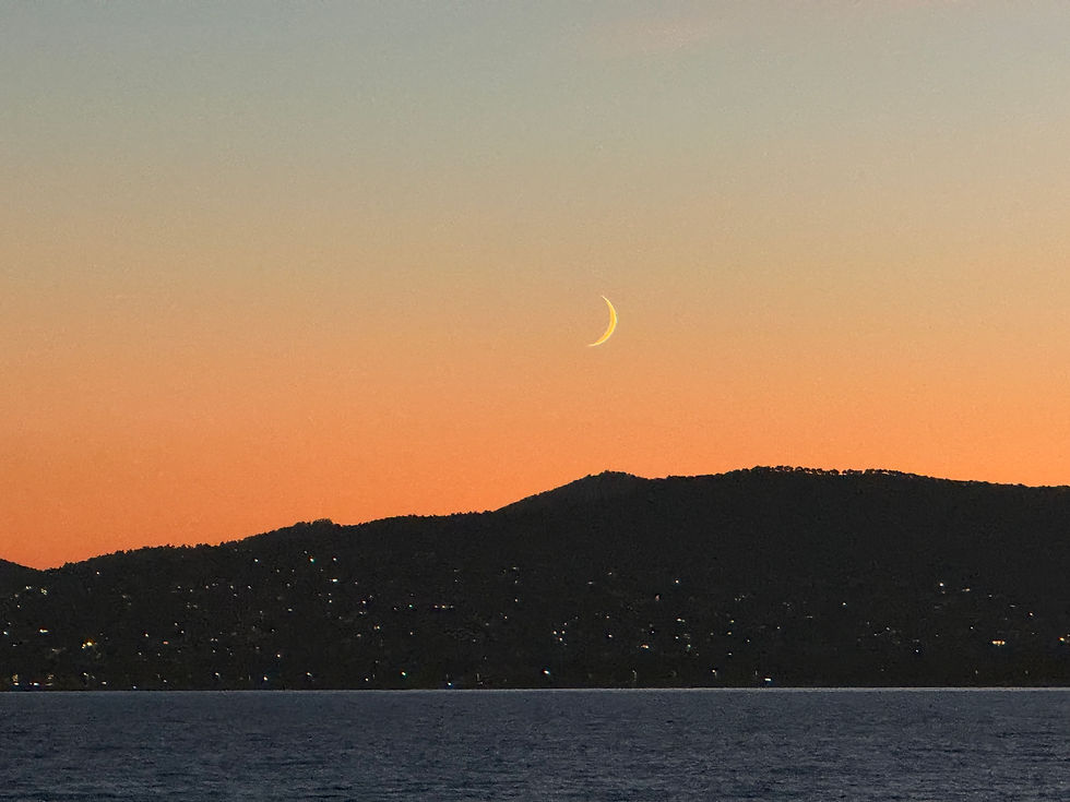 View of St. Tropez from Saint Raphaël