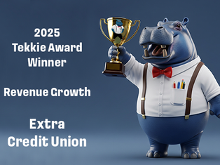 2025 Tekkie Award Winner for Revenue Growth: Extra Credit Union