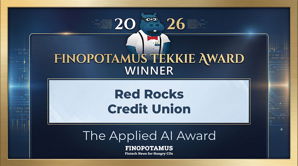 Red Rocks Credit Union Nabs the 2026 Applied AI Tekkie Award