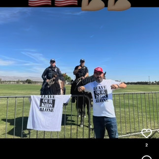 Manuk Grigorian with sheriffs and shirts