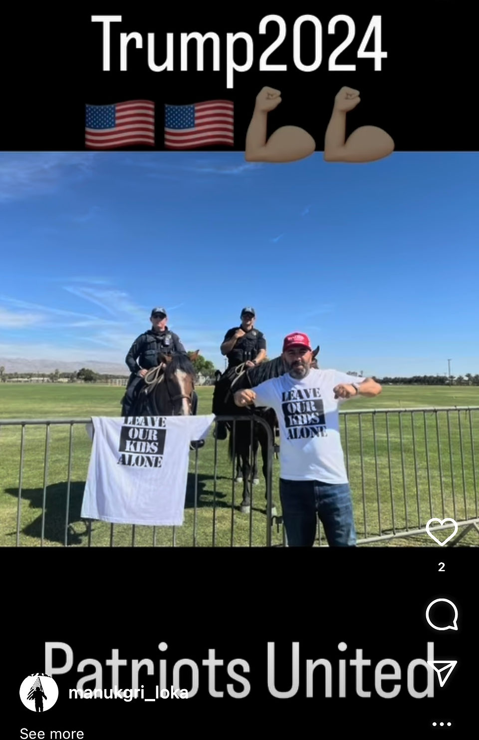Manuk Grigorian with sheriffs and shirts