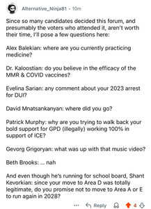  questions about glendale candidates