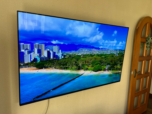 有機ELテレビの壁掛け