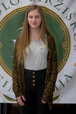 Aistė - komandos naujokė