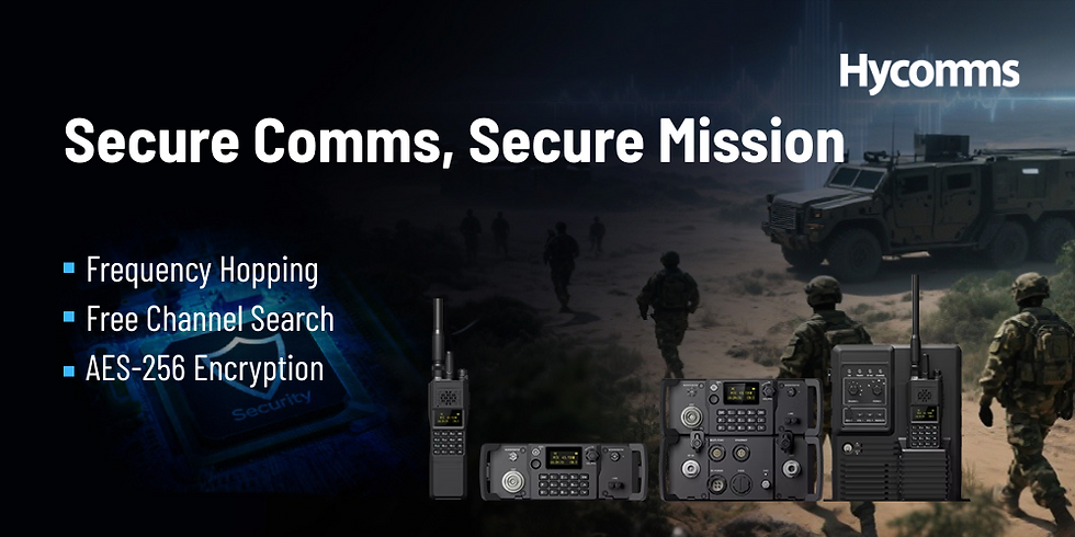 Secure comms, secure mission- Hycomms VHF radio
