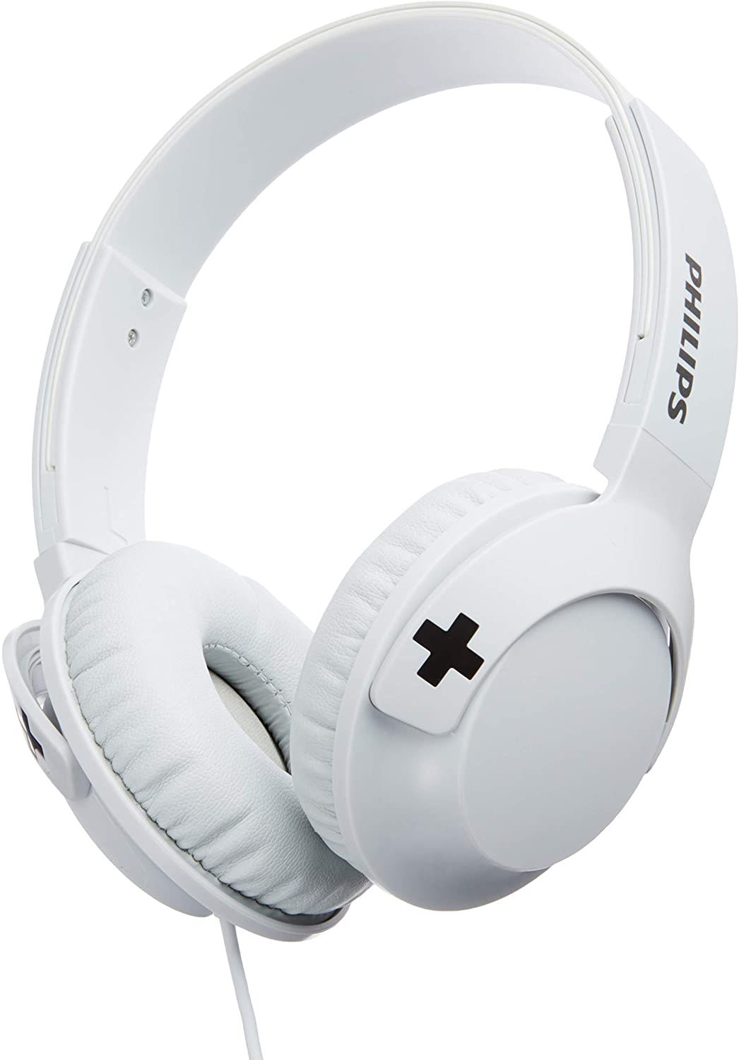 Philips SHL3075WT BASS+ On-Ear Headphones with Mic