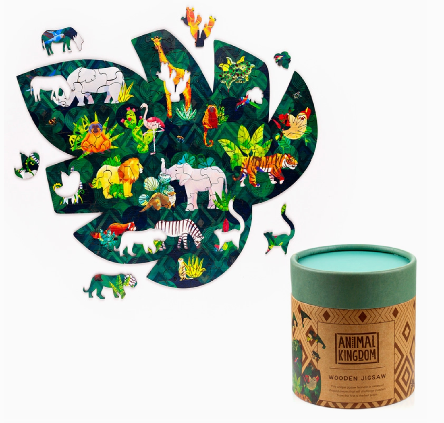 Puzzle 130 pièces Animal Kingdom