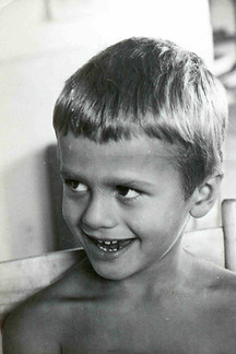 Portrait photo of author Mark B. Witts as a young boy