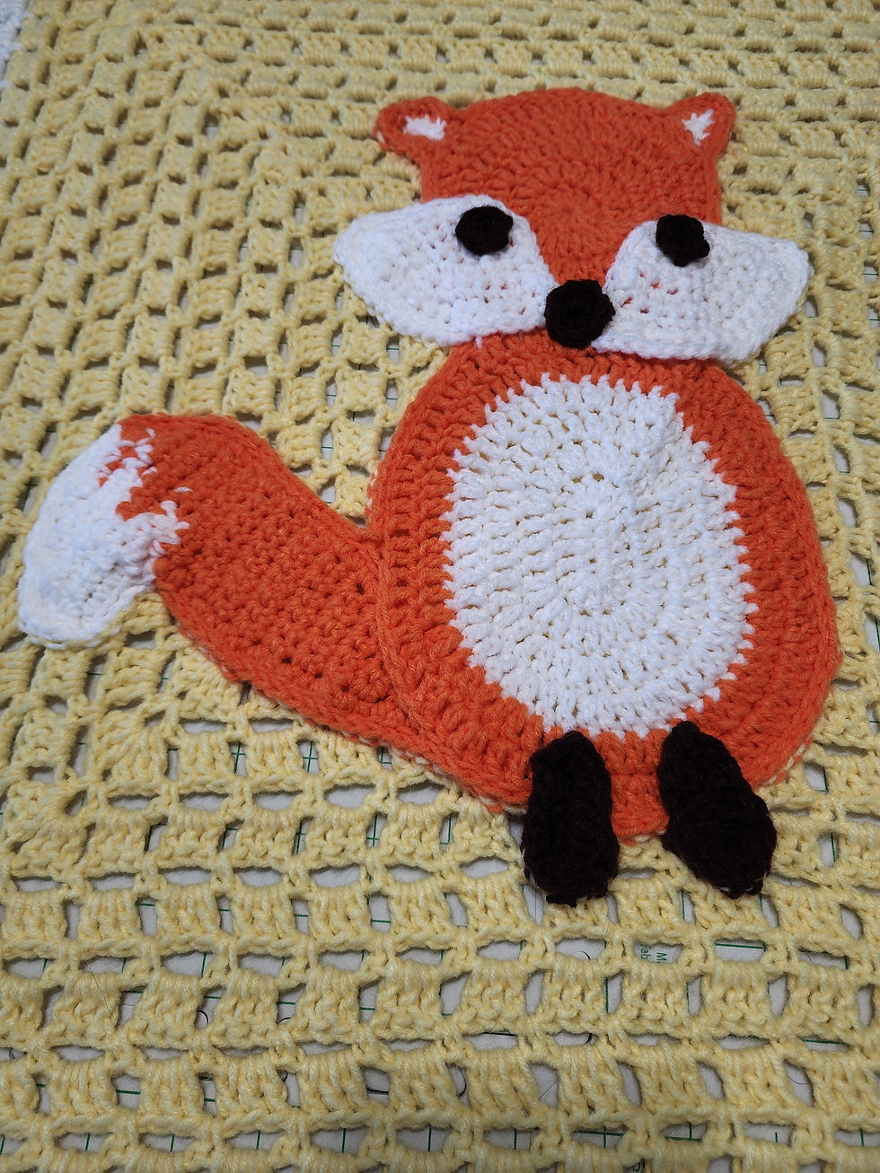 Thumbnail: Fire Fox Baby Blanket