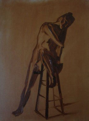 "Twisted Agony" Original Oil Painting
16" x 20"
Painted in Philadelphia, PA at Nelson Shanks Studio Incamminati